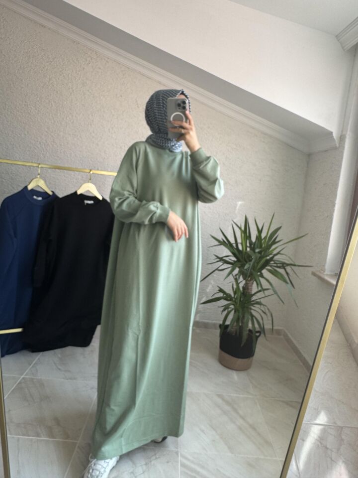 SWEET ELBİSE MİNT YEŞİLİ