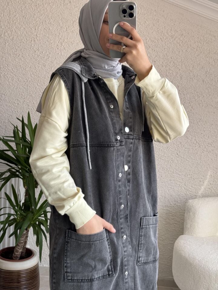 KOT YELEK SİYAH RENK