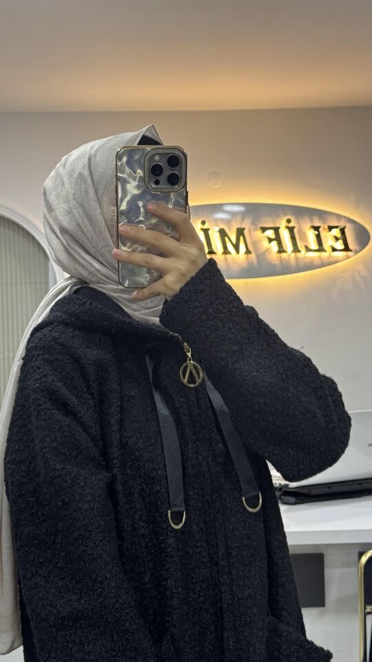 AYŞE AKAY KUZU KAP SİYAH