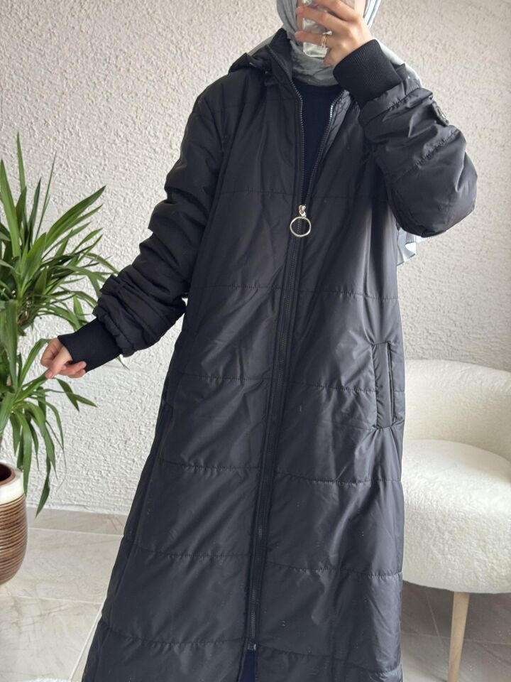 560025 LEVİDOR RİBANALI KAPİTONE MONT SİYAH