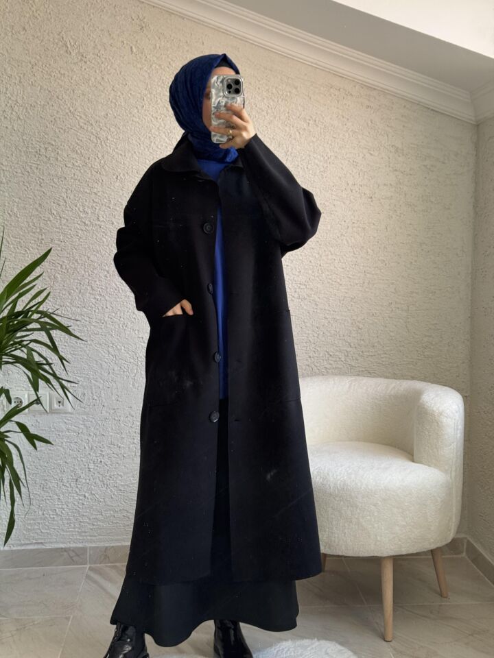 KEÇE GİY ÇIK KAP SİYAH