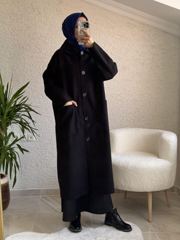 KEÇE GİY ÇIK KAP SİYAH