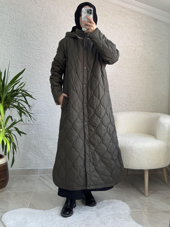LEVİDOR İÇİ RENKLİ MONT HAKİ