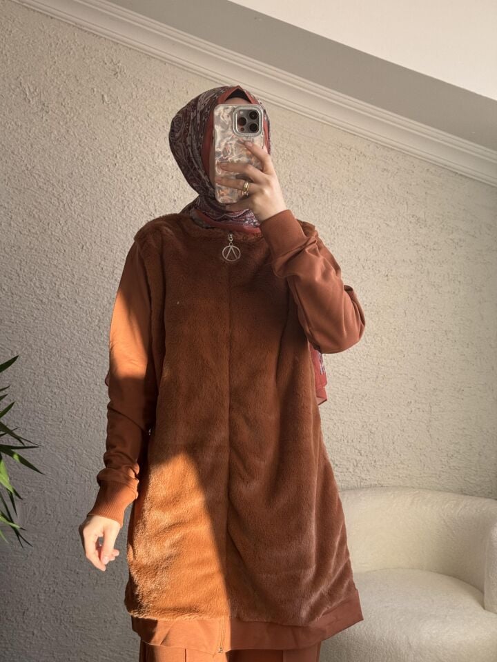 ANGORA DETAYLI PANTOLONLU TAKIM TARÇIN