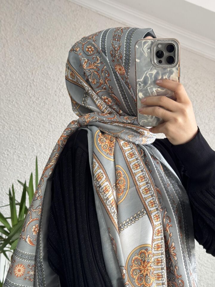VERSACE DESEN PAMUKLU ŞAL Mint