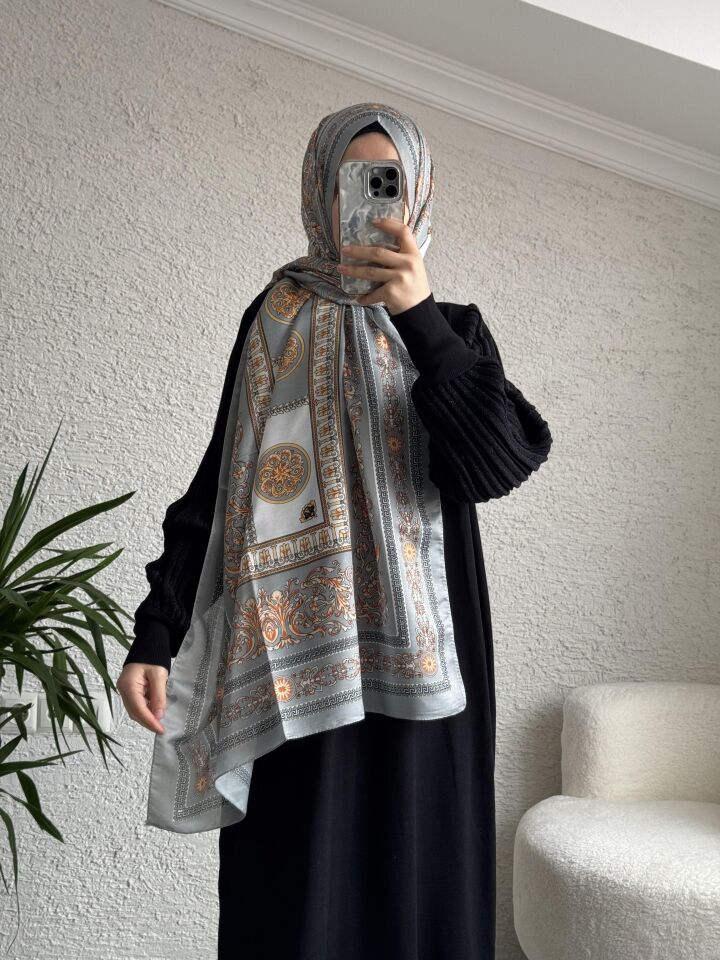 VERSACE DESEN PAMUKLU ŞAL Mint