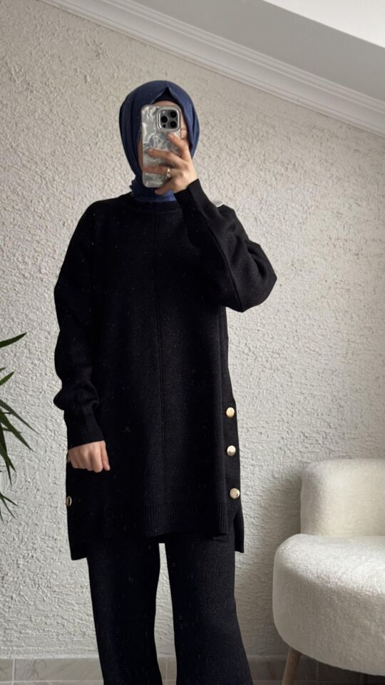 FENOMEN SİMLİ TAKIM SİYAH