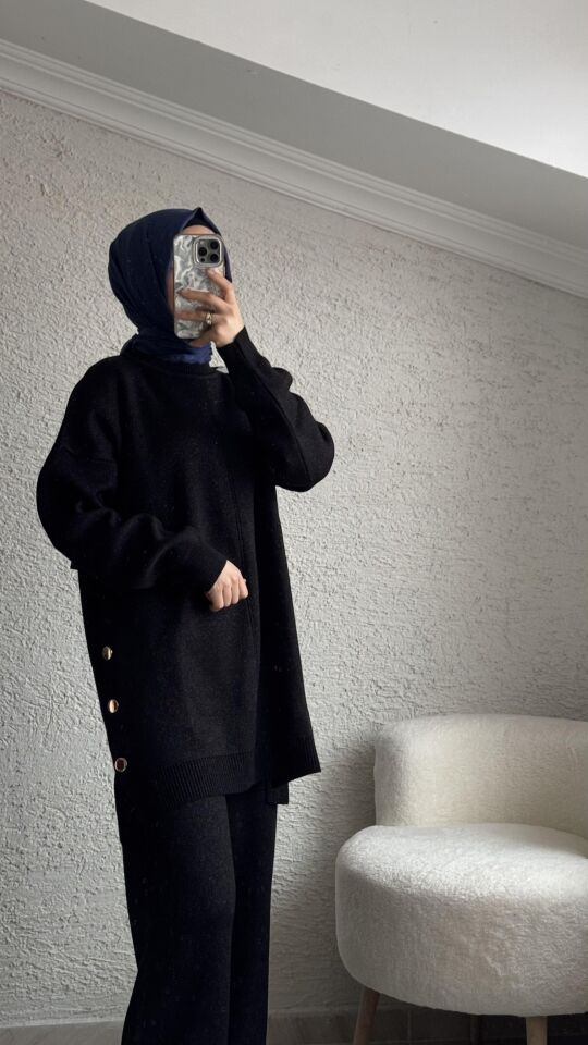 FENOMEN SİMLİ TAKIM SİYAH