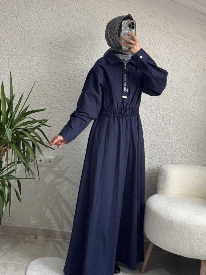 2530 Ahsen elbise lacivert