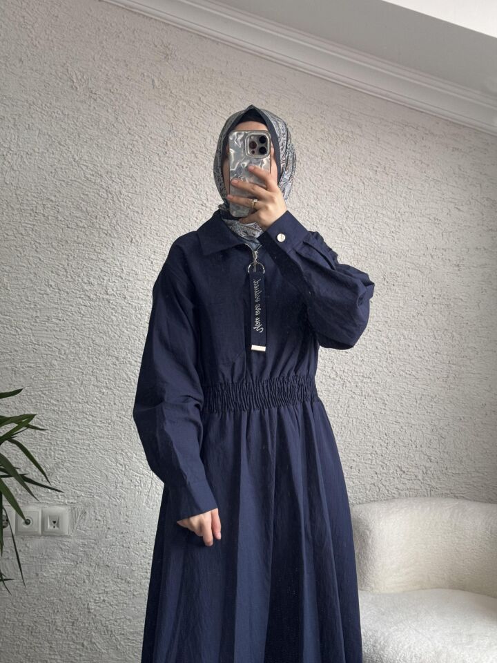 2530 Ahsen elbise lacivert