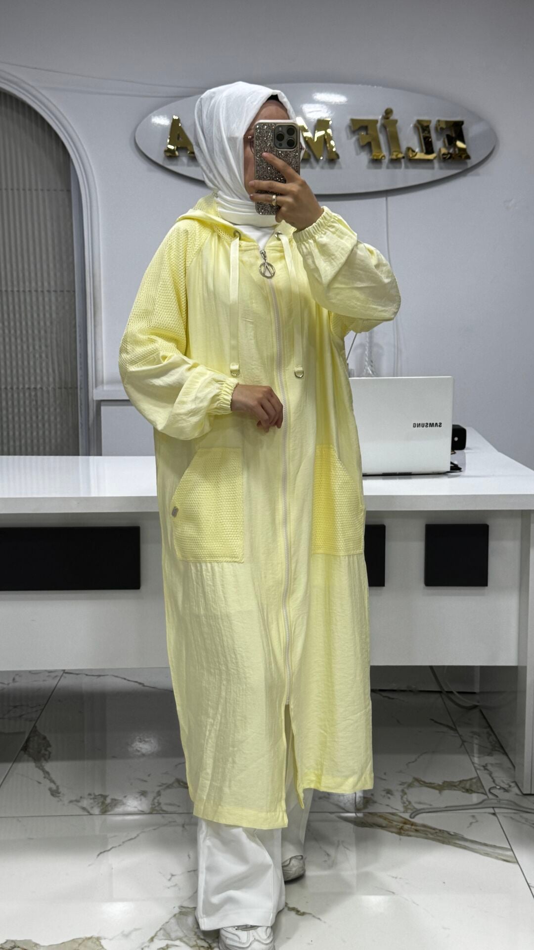 Ayşe Akay File Detaylı Kap Sarı