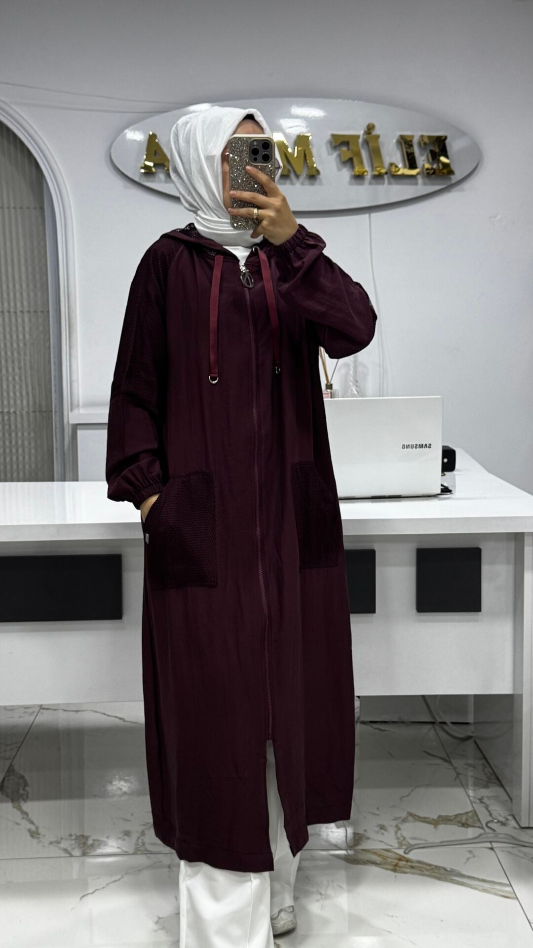 AYŞE AKAY FİLE DETAYLI KAP MÜRDÜM