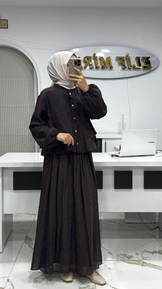 32502 KAHVE ETEKLİ TAKIM