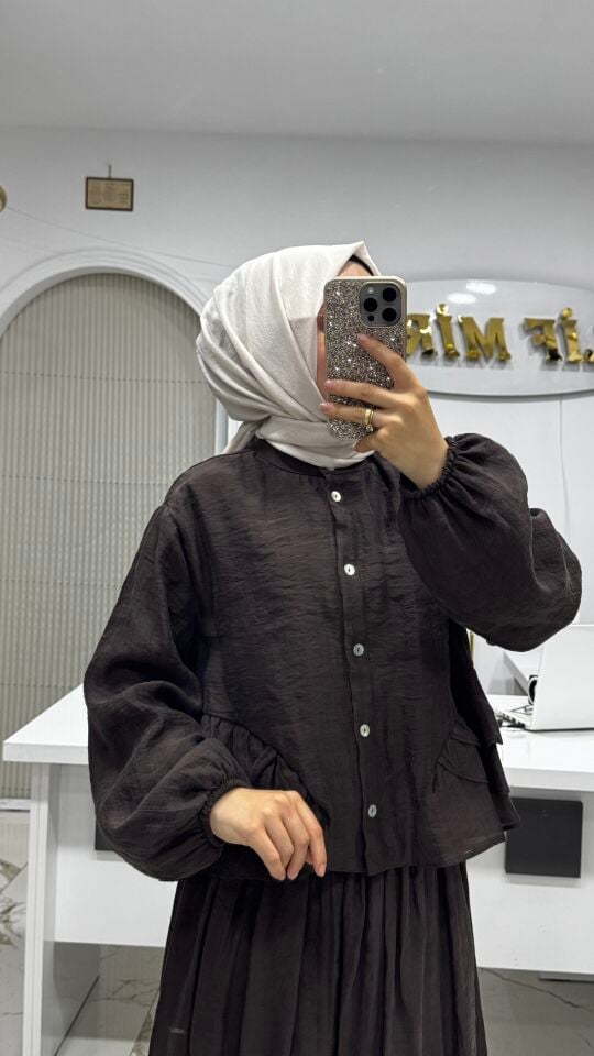 32502 KAHVE ETEKLİ TAKIM