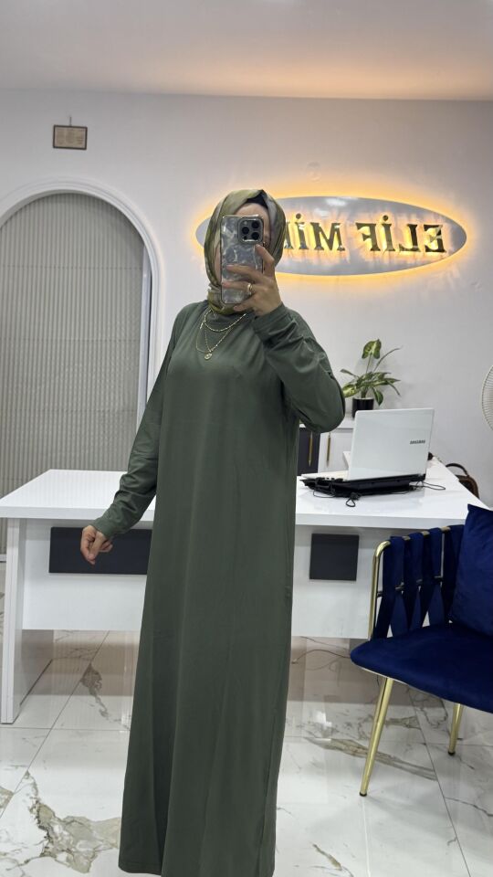 AYŞE AKAY PENYE ELBİSE HAKİ