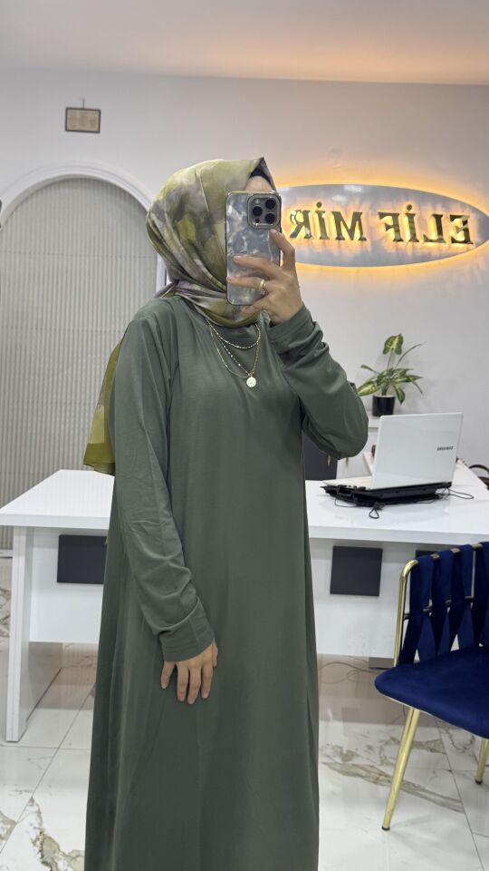 AYŞE AKAY PENYE ELBİSE HAKİ