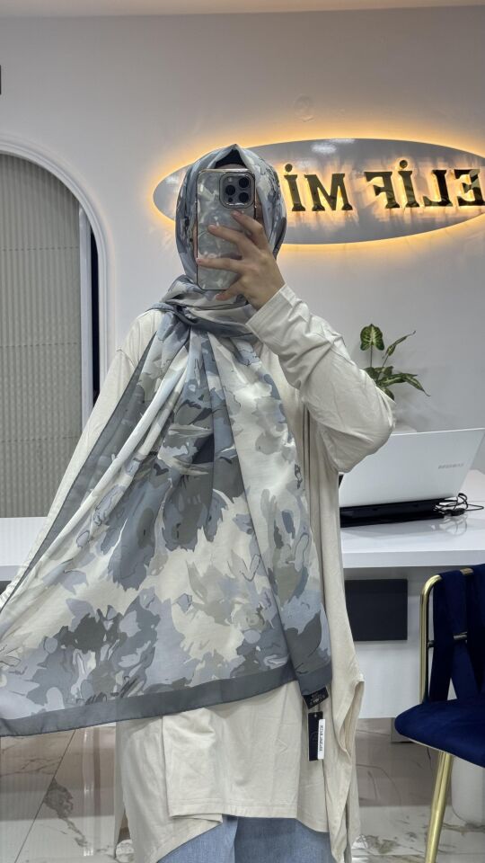BATIK DESEN SOFT ŞAL bej