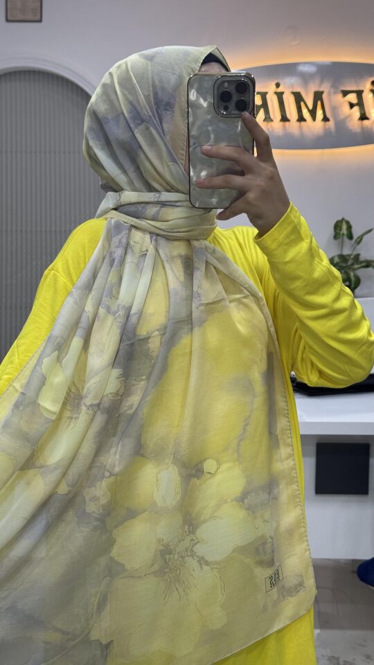 SARI SERİSİ ŞAL DESEN 1