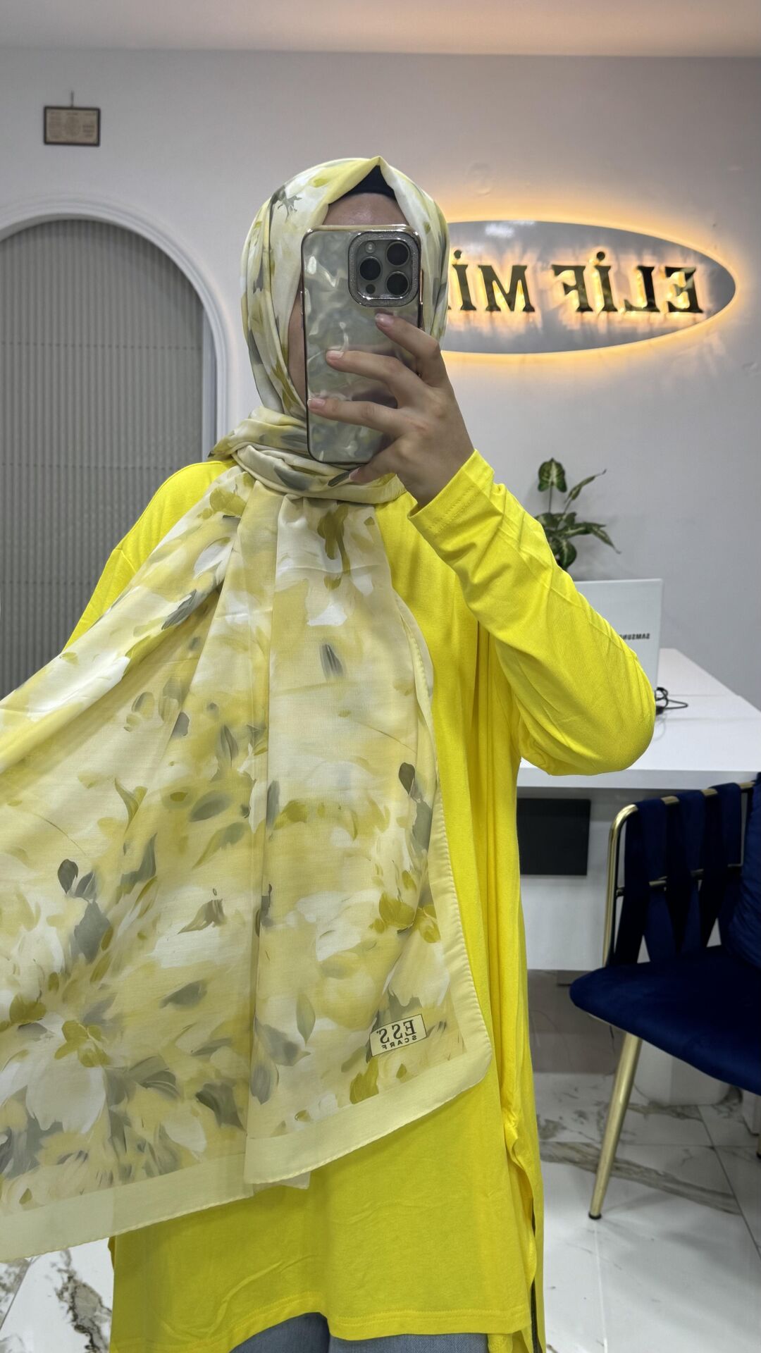 SARI SERİSİ ŞAL DESEN 2