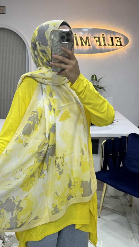 SARI SERİSİ ŞAL DESEN 3