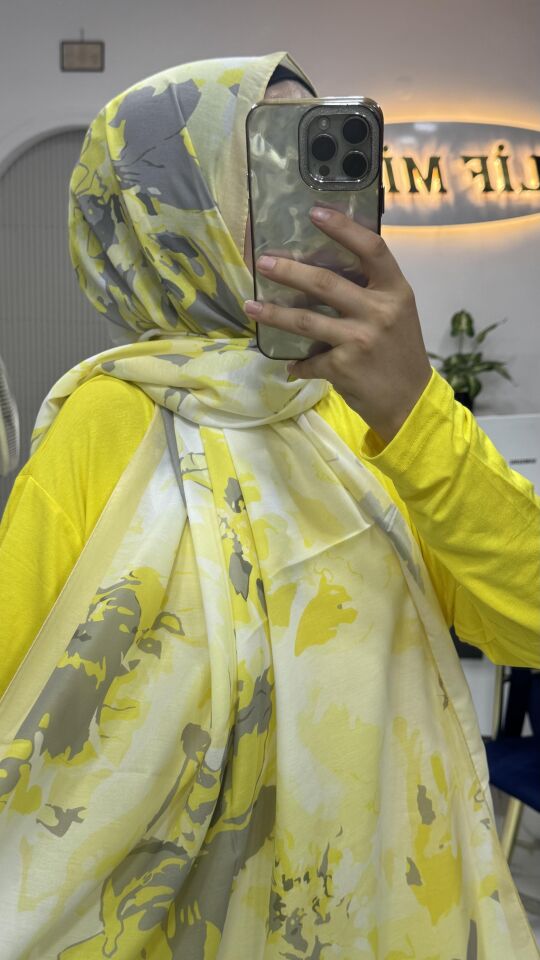SARI SERİSİ ŞAL DESEN 3