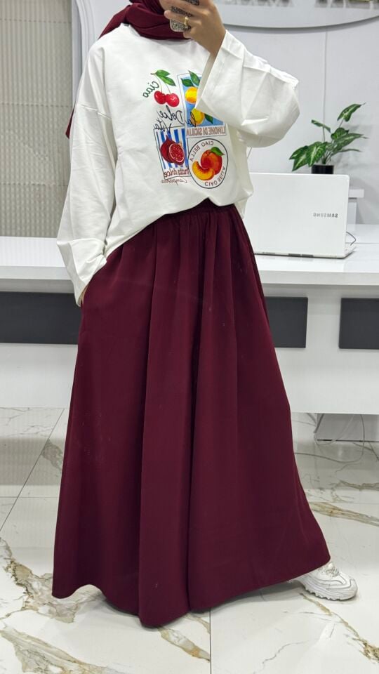 PANTOLON ETEK BORDO