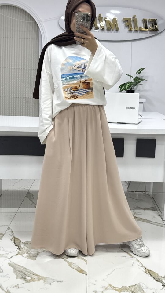 PANTOLON ETEK KREM