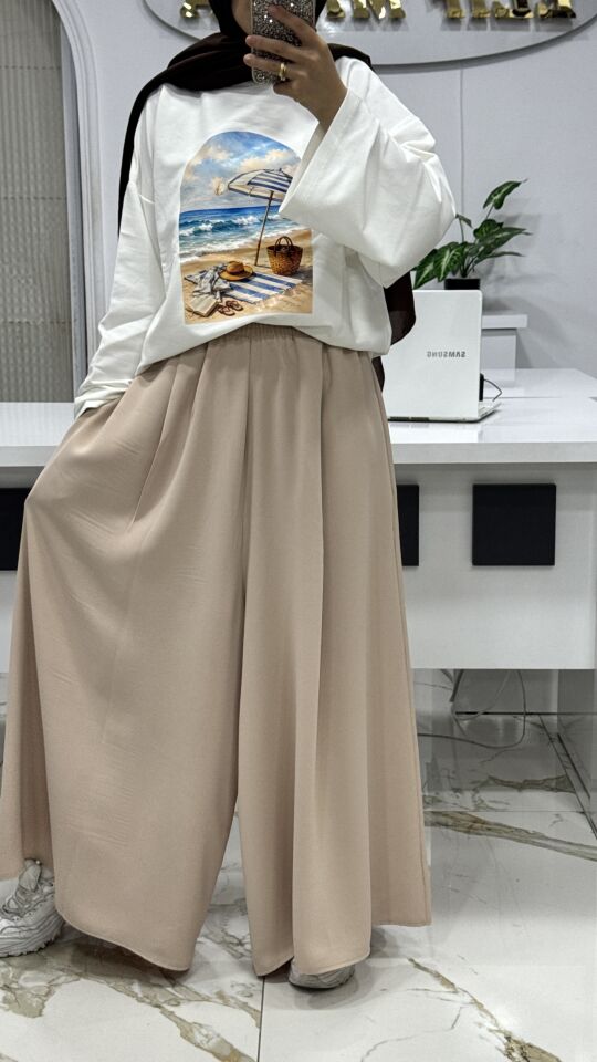PANTOLON ETEK KREM