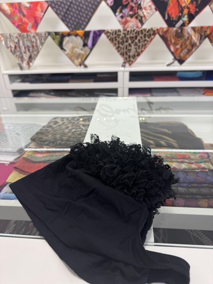 LA BOUTIQUE SLİKONLU FIRFIRLI BONE