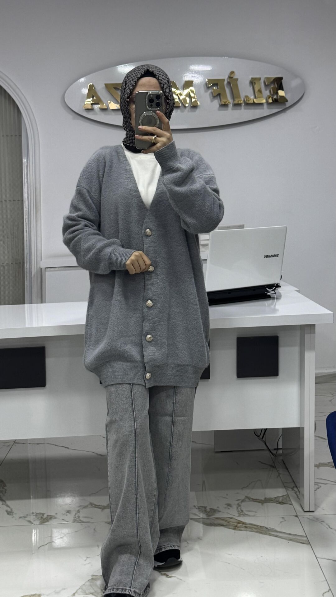 ANGORA HIRKA GRİ