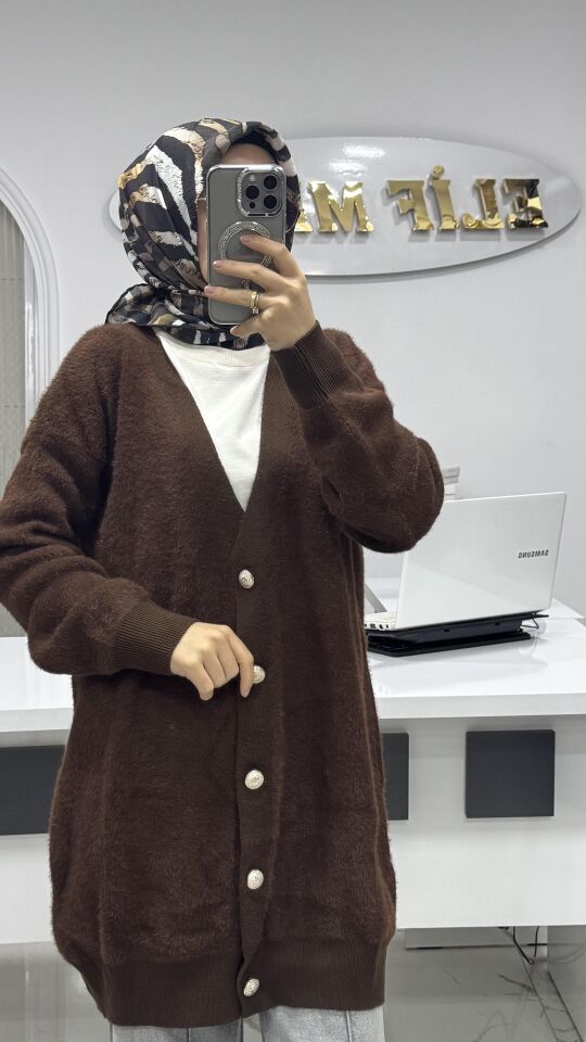 ANGORA HIRKA KAHVERENGİ