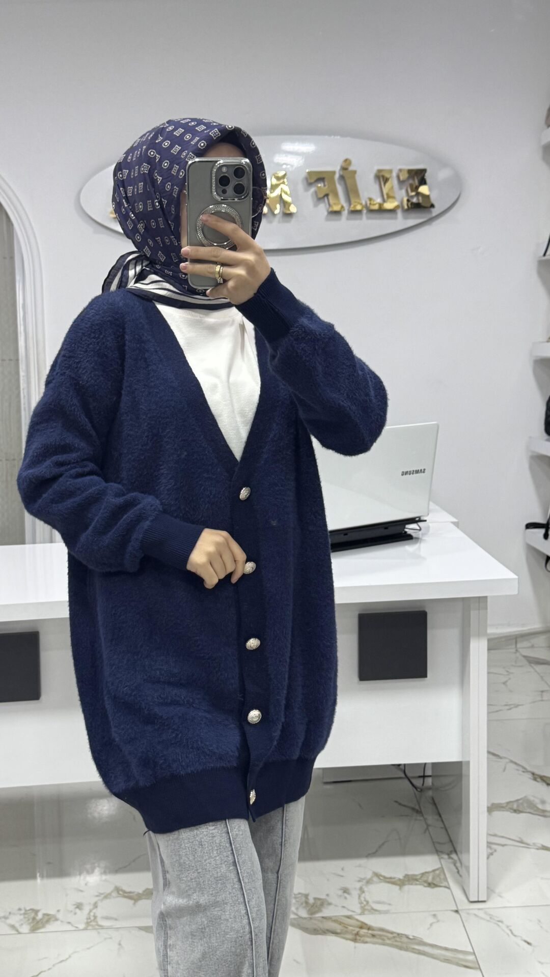 ANGORA HIRKA LACİVERT