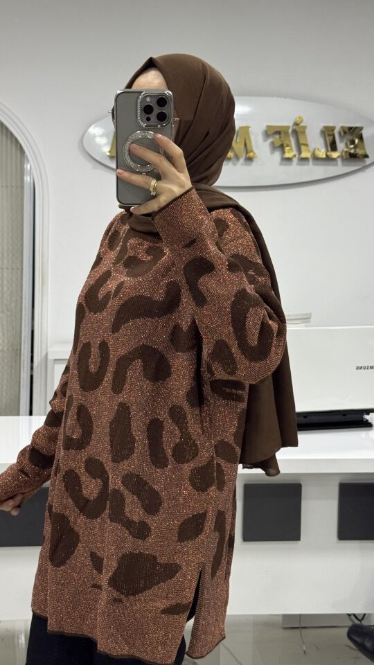 IŞILTILI LEOPAR TRİKO