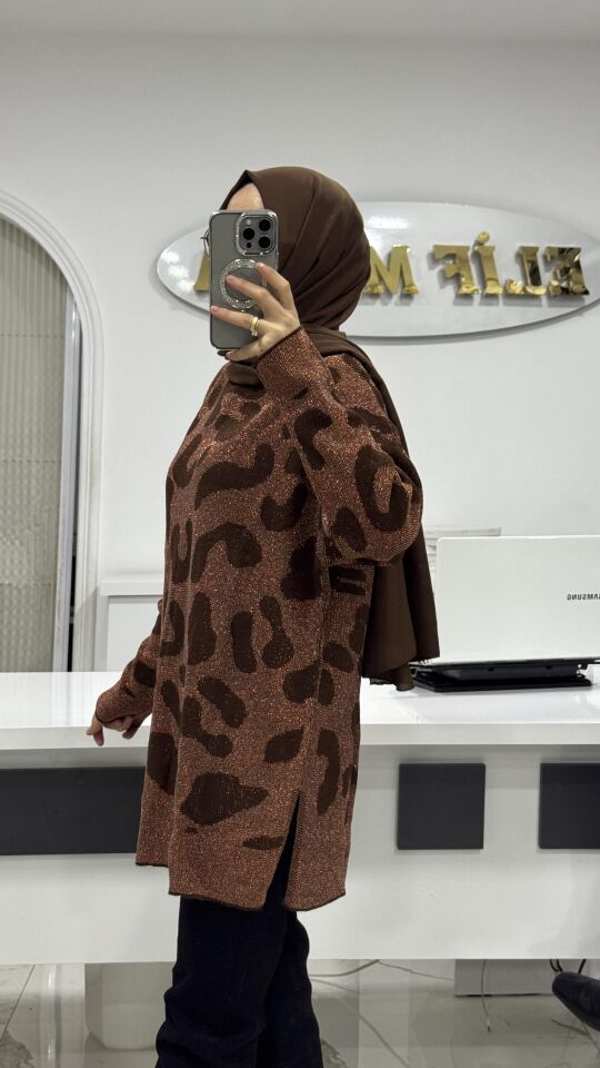 IŞILTILI LEOPAR TRİKO