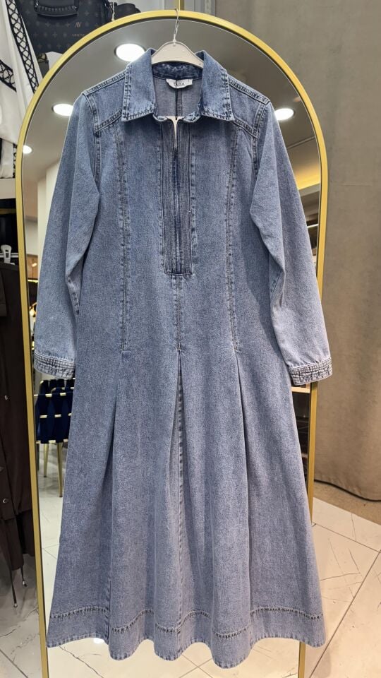 LORA DENIM ELBİSE