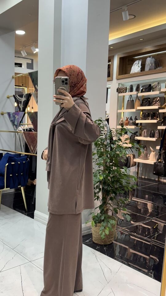 14460 PUANE Cool Takım KAHVE
