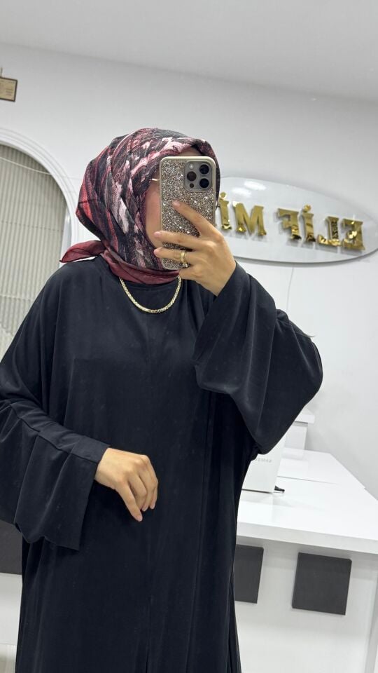 14549 Uzun TUNİKLİ Takım SİYAH
